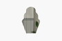 Hanah Home Espejo Negro Ecológico Flotal-e 100% MDF 50x70x2.2 cm